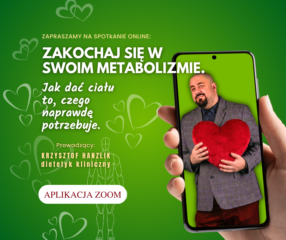 Zoom - dietetyk kliniczny Krzysztof Hanzlik